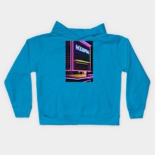 Neon hospital Kids Hoodie